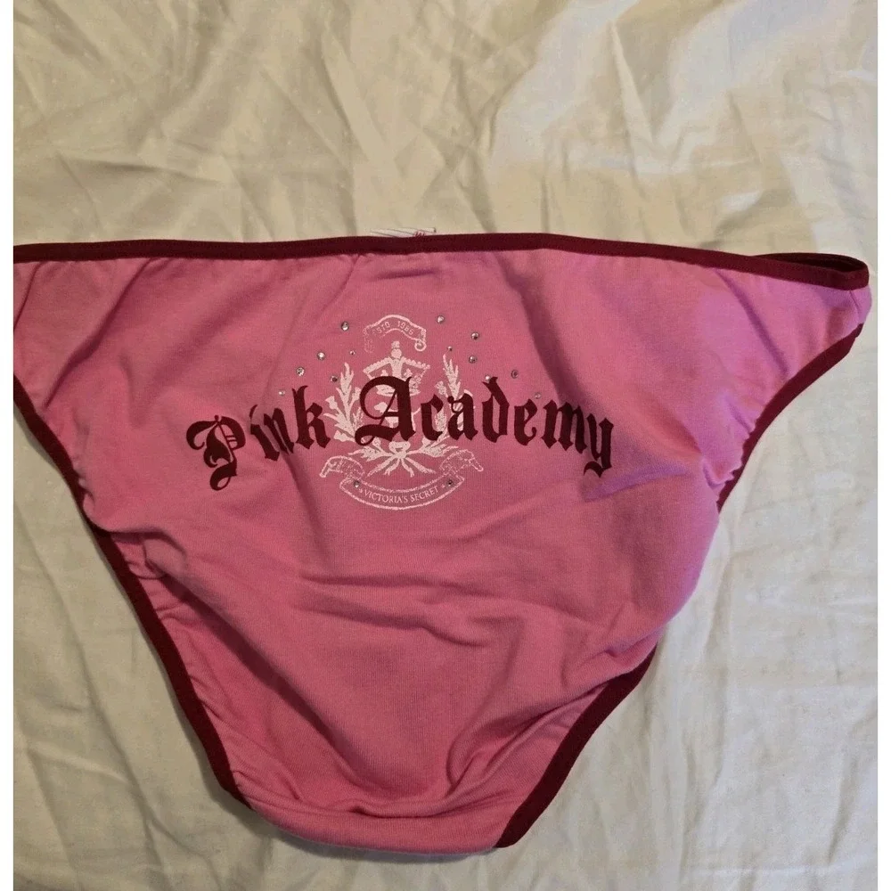 NWT,  Vintage Y2K Pink By Victoria's Secret Bikini Cut  2006 Size M In The Color